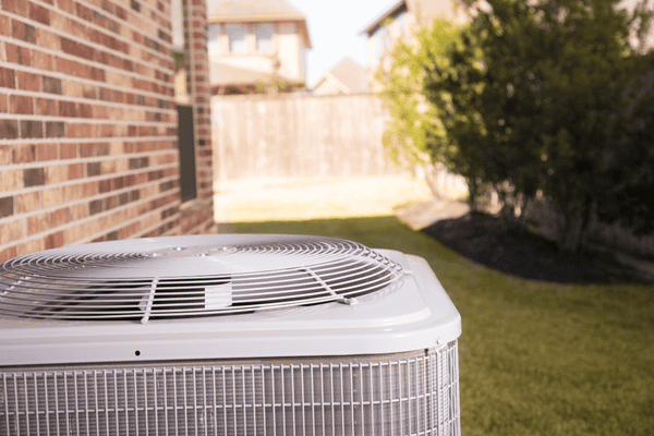 Air conditioner unit outside residential home